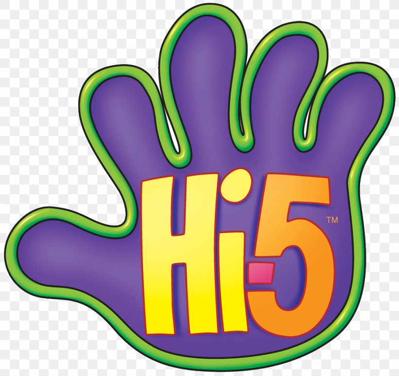 High Five Television Show Hi-5 Children's Television Series Logo, PNG, 912x861px, High Five, Area, Discovery Kids, Green, Hi5 2009 Download Free
