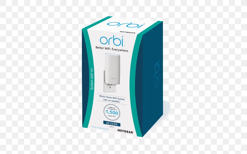Orbi Home Wi-Fi System. Add Up To 1,500 Sq Ft. AC2200 Tri-Band Wi-Fi By NETGEAR Wireless Router, PNG, 575x511px, Wifi, Computer Network, Electronic Device, Ethernet, Netgear Download Free
