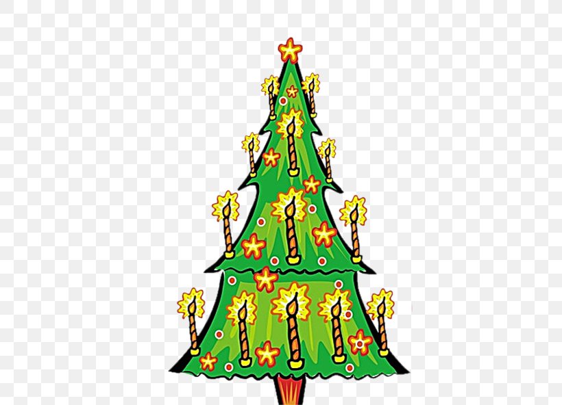 Christmas Tree Candle Clip Art, PNG, 567x592px, Christmas Tree, Candle, Cartoon, Christmas, Christmas Decoration Download Free