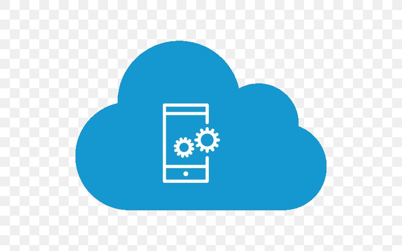 Cloud Computing Mobile App Development Customer Service, PNG, 512x512px, Cloud Computing, Area, Azure, Blue, Brand Download Free