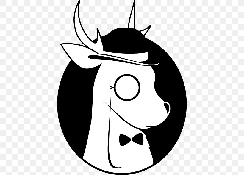 Deer Monocle Geek Game Clip Art, PNG, 436x591px, Deer, Art, Artwork, Black, Black And White Download Free