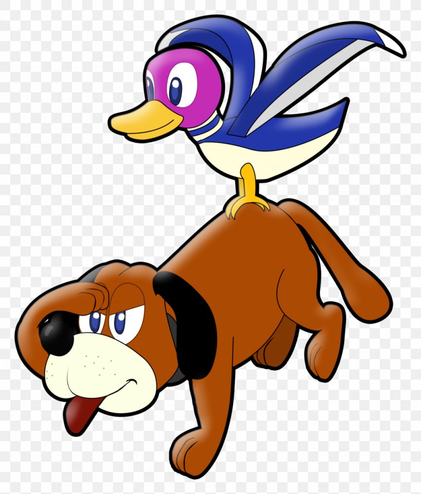 Duck Hunt Super Smash Bros. For Nintendo 3DS And Wii U Hunting Dog, PNG, 1024x1203px, Duck Hunt, Artwork, Beak, Bird, Carnivoran Download Free