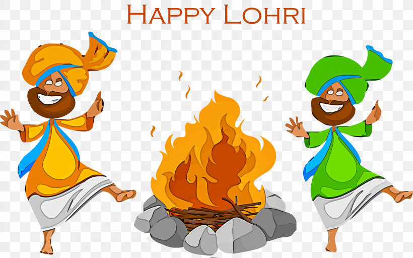 Lohri Happy Lohri, PNG, 3000x1874px, Lohri, Cartoon, Happy Lohri Download Free