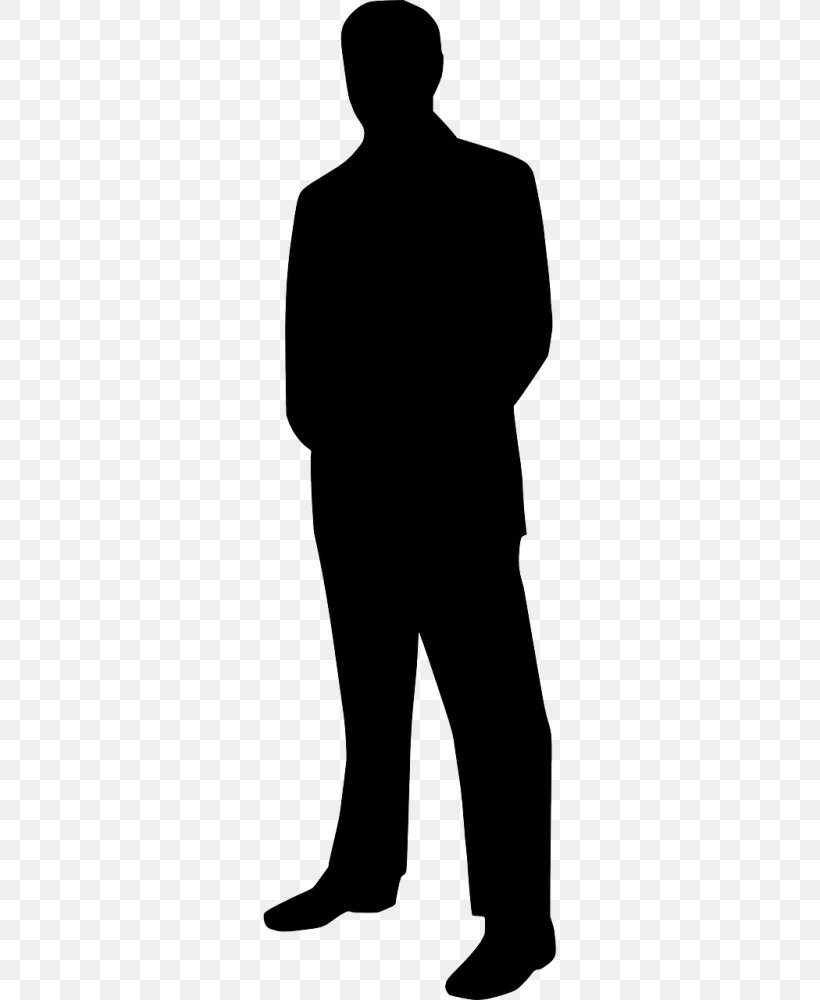 Silhouette Clip Art, PNG, 500x1000px, Silhouette, Art, Black And White, Drawing, Gentleman Download Free