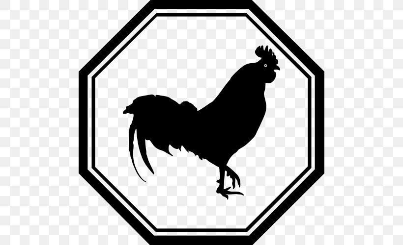 Chicken Rooster Chinese Zodiac Chinese Calendar Chinese New Year, PNG, 500x500px, Chicken, Artwork, Astrological Sign, Beak, Bird Download Free