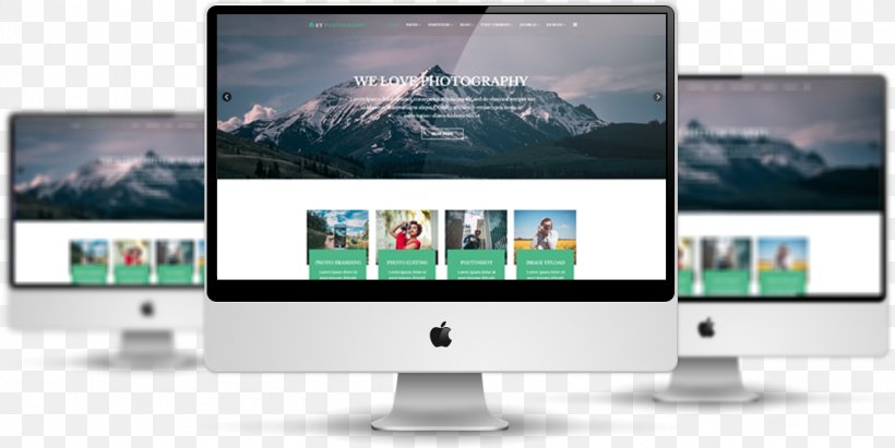 Responsive Web Design Web Development Web Template System, PNG, 1129x567px, Responsive Web Design, Brand, Computer Monitor, Computer Monitor Accessory, Display Device Download Free