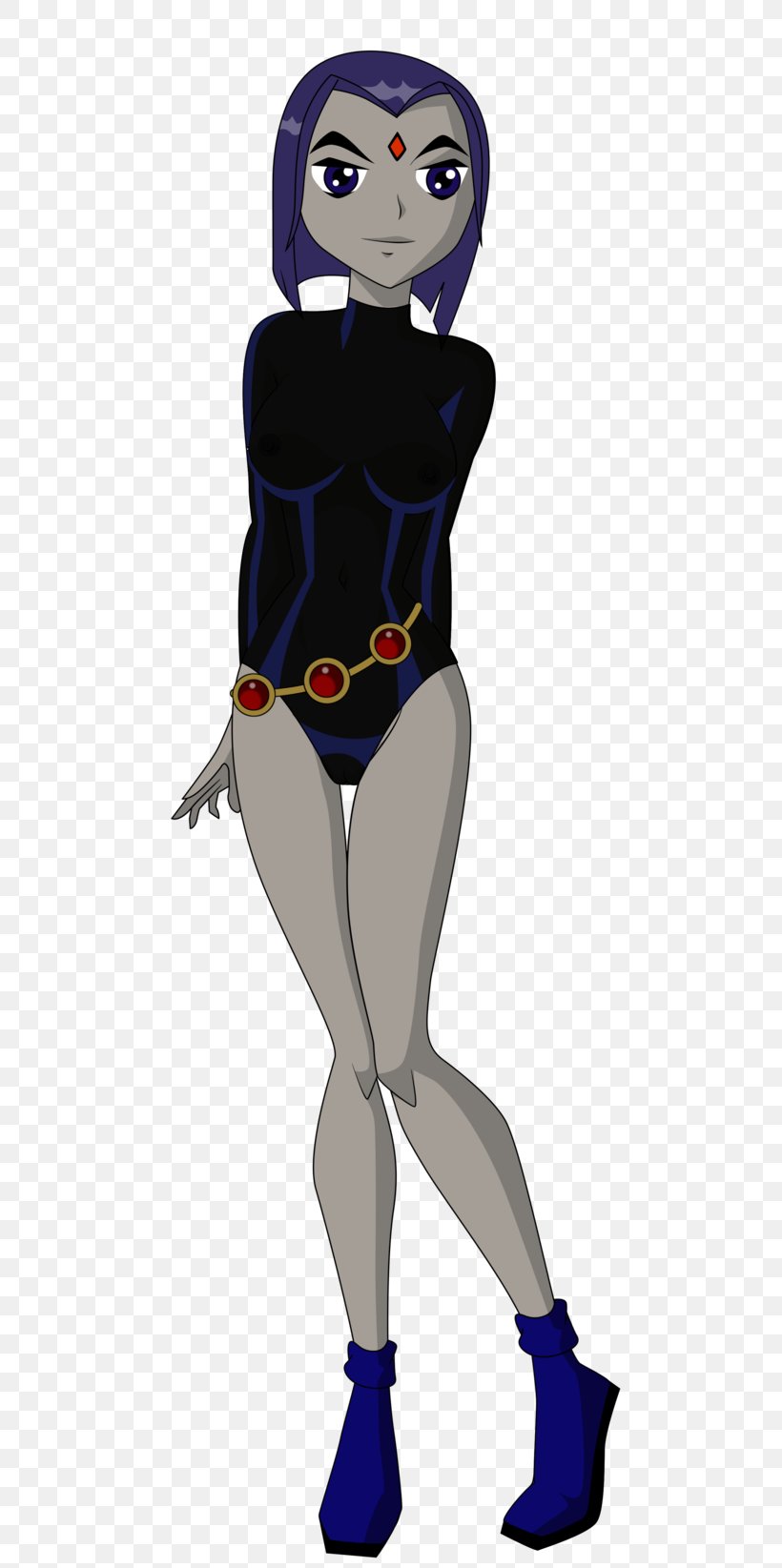 Raven Beast Boy Starfire Deathstroke Tim Drake, PNG, 485x1645px, Raven, Art, Beast Boy, Black Hair, Cartoon Download Free