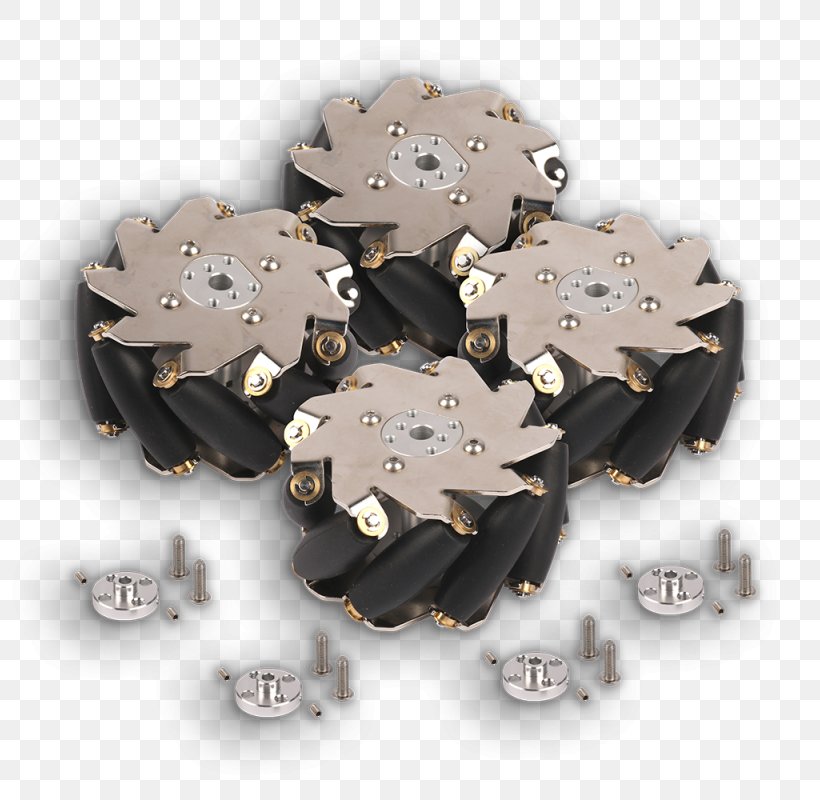 100mm Mecanum Wheel Set With 4mm Shaft Connector Robotics Makeblock, PNG, 800x800px, Mecanum Wheel, Aluminium, Hardware, Makeblock, Natural Rubber Download Free