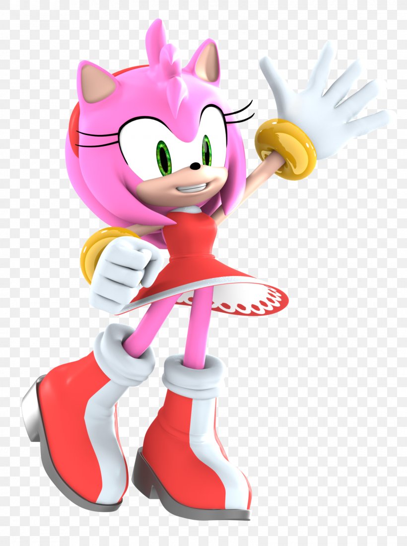 Amy Rose Sonic 3D Three-dimensional Space Art, PNG, 1600x2147px, 3d Computer Graphics, Amy Rose, Art, Cartoon, Character Download Free