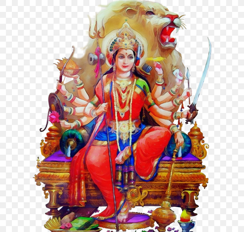 Durga Puja, PNG, 600x780px, Watercolor, Devi, Durga Puja, Dussehra, Kali Download Free