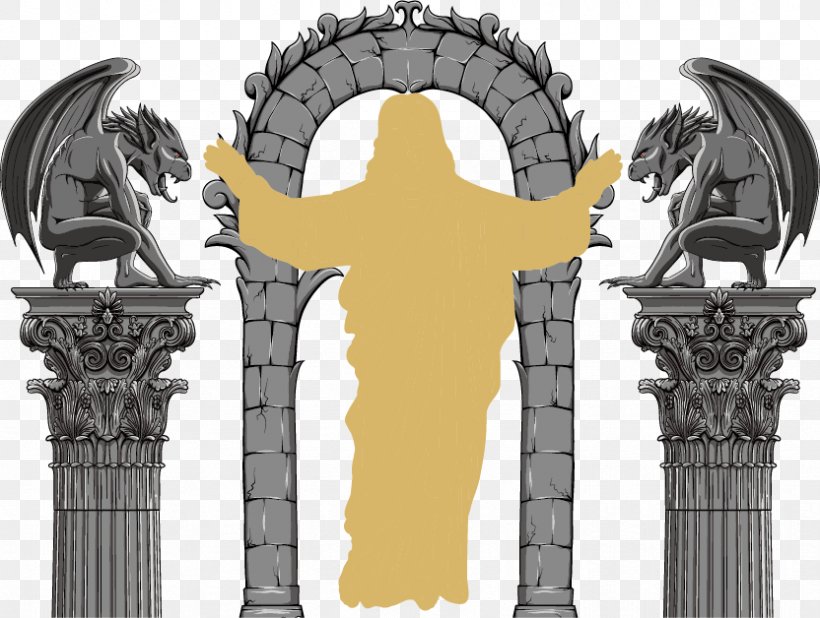 Gargoyle Royalty-free Illustration, PNG, 832x628px, Gargoyle, Arch, Column, Gothic Architecture, Royaltyfree Download Free
