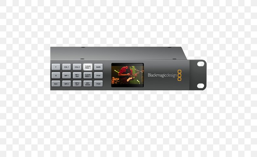 Blackmagic Design 4K Resolution Television Studio Television Studio, PNG, 500x500px, 4k Resolution, Blackmagic Design, Audio Mixers, Display Device, Electronic Device Download Free