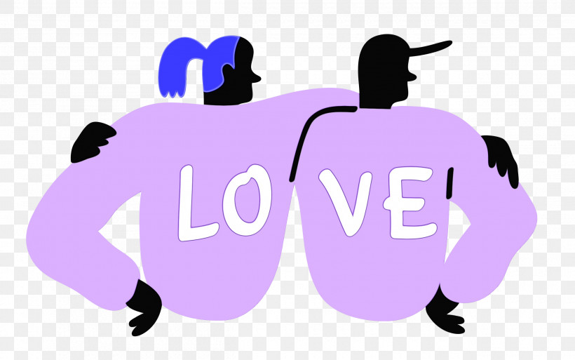 Lavender, PNG, 2500x1566px, Couple, Cartoon, Lavender, Logo, Love Download Free
