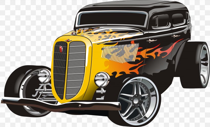 Car Wall Decal Hot Rod Sticker, PNG, 4903x2975px, Car, Automotive Design, Automotive Exterior, Brand, Bumper Download Free