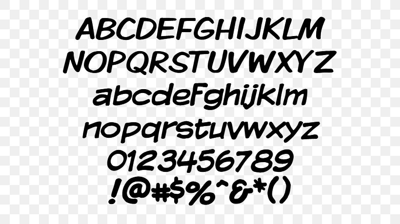 Computer Font Open-source Unicode Typefaces Sans-serif Comics Font, PNG, 613x460px, Computer Font, Area, Black, Black And White, Brand Download Free