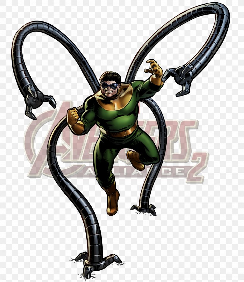 Dr. Otto Octavius Spider-Man Marvel: Avengers Alliance Kingpin Marvel Comics, PNG, 2000x2311px, Dr Otto Octavius, Action Figure, Comic Book, Comics, Fictional Character Download Free