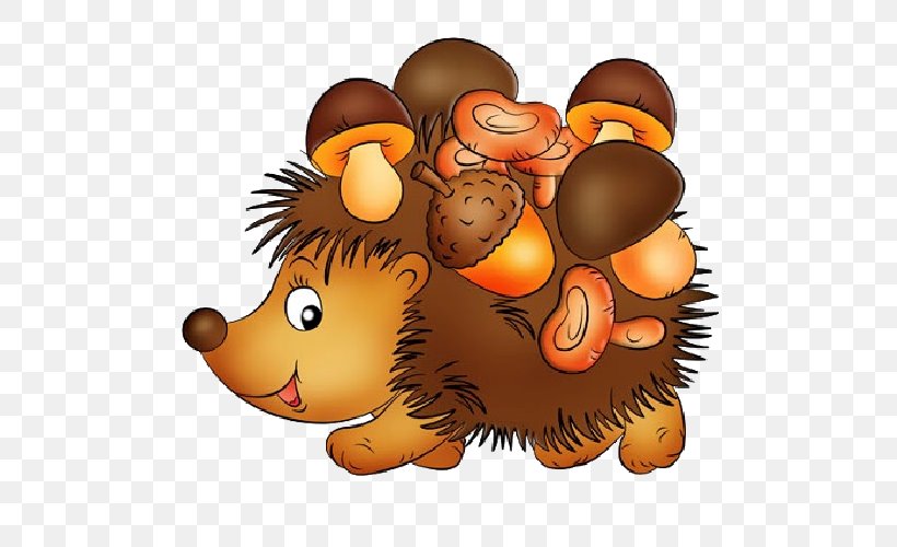 European Hedgehog Hydnum Repandum Four-toed Hedgehog Clip Art, PNG, 500x500px, Hedgehog, Animal, Big Cats, Carnivoran, Cartoon Download Free