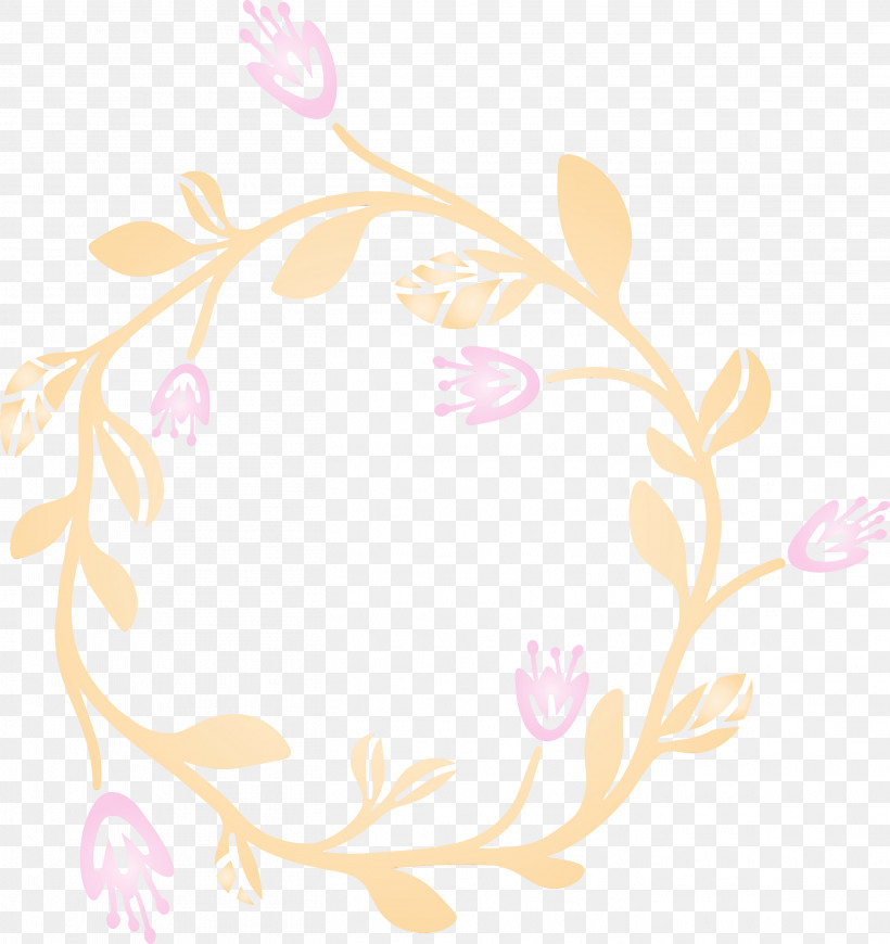 Floral Design, PNG, 2826x3000px, Flower Frame, Branch, Floral Design, Floral Frame, Paint Download Free