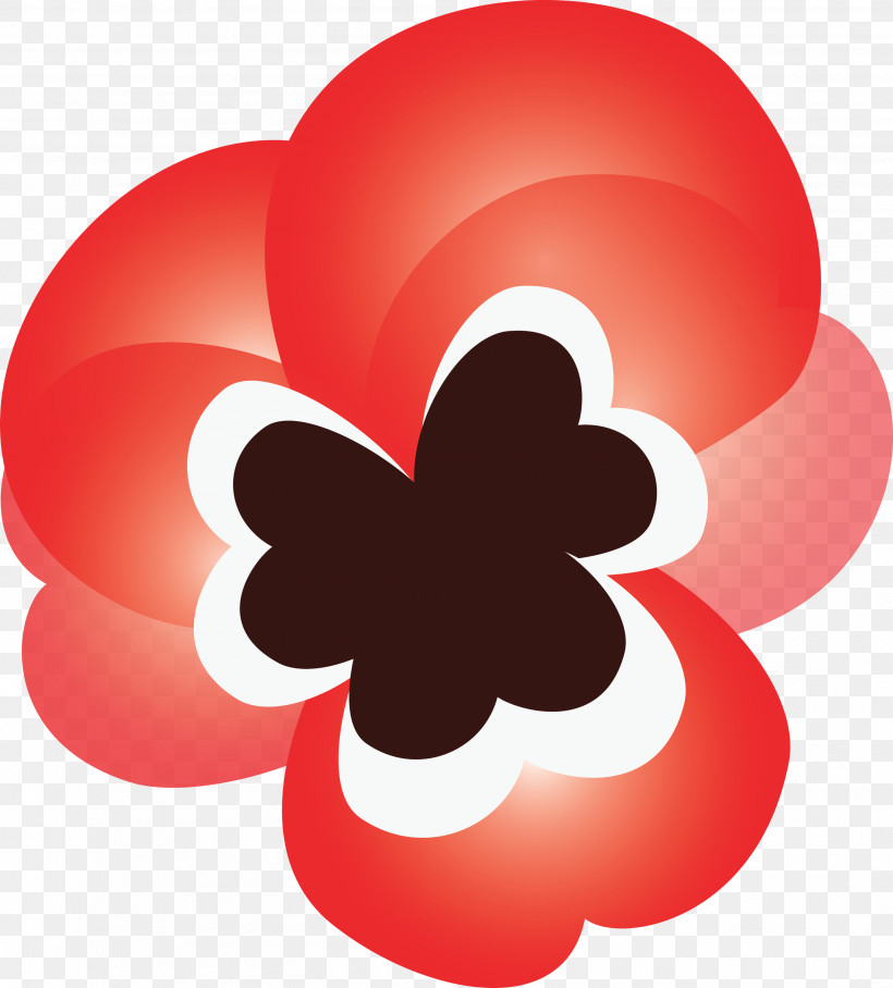 PANSY Spring Flower, PNG, 2709x3000px, Pansy, Heart, Petal, Plant, Red Download Free