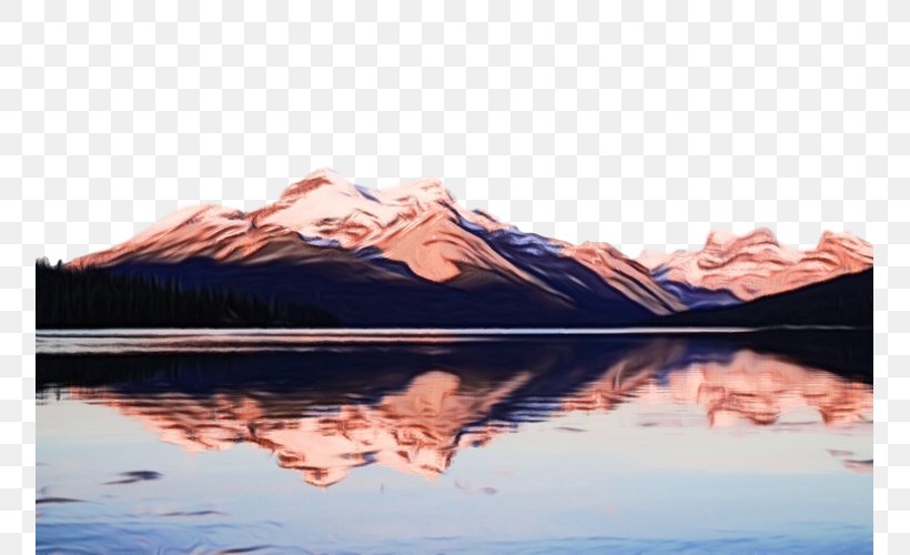Water Sky Reflection Calm Lake, PNG, 755x500px, Watercolor, Calm, Horizon, Lake, Landscape Download Free