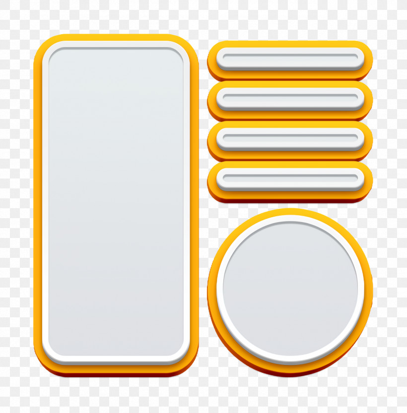 Wireframe Icon Ui Icon, PNG, 1294x1316px, Wireframe Icon, Line, Meter, Ui Icon, Yellow Download Free