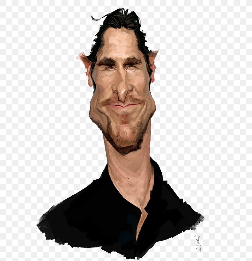 Christian Bale Caricature Celebrity, PNG, 616x850px, Watercolor, Cartoon, Flower, Frame, Heart Download Free