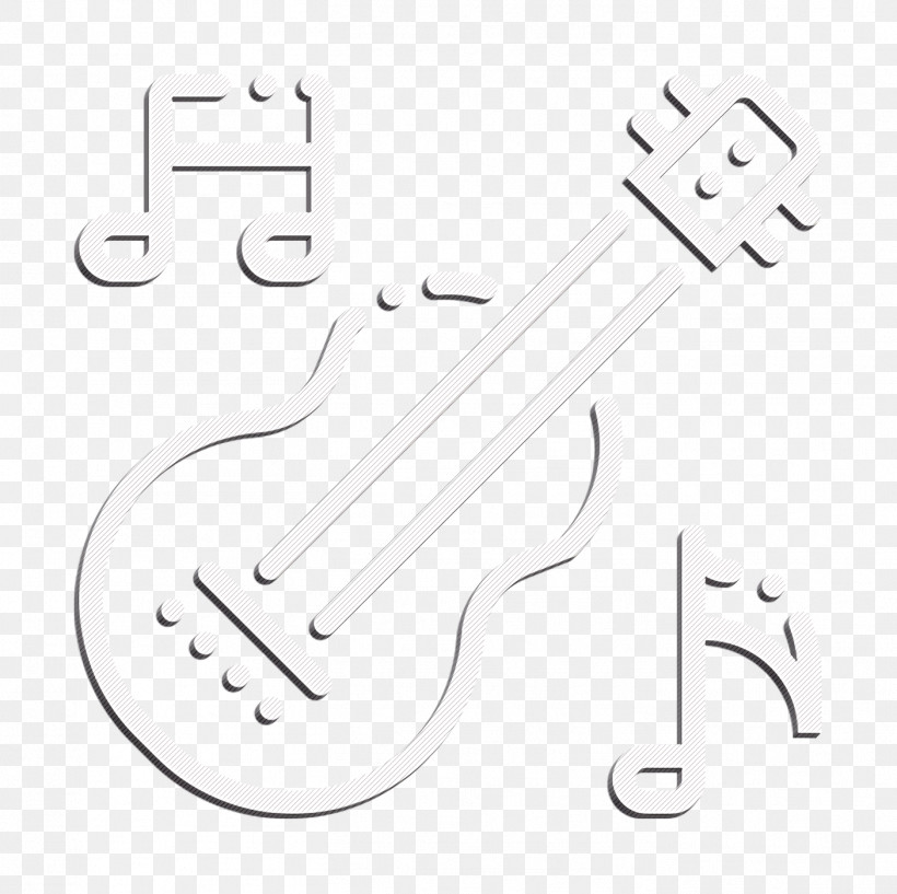 Guitar Icon Wedding Icon, PNG, 1404x1400px, Guitar Icon, Bass Guitar, Blackandwhite, Electric Guitar, Indian Musical Instruments Download Free