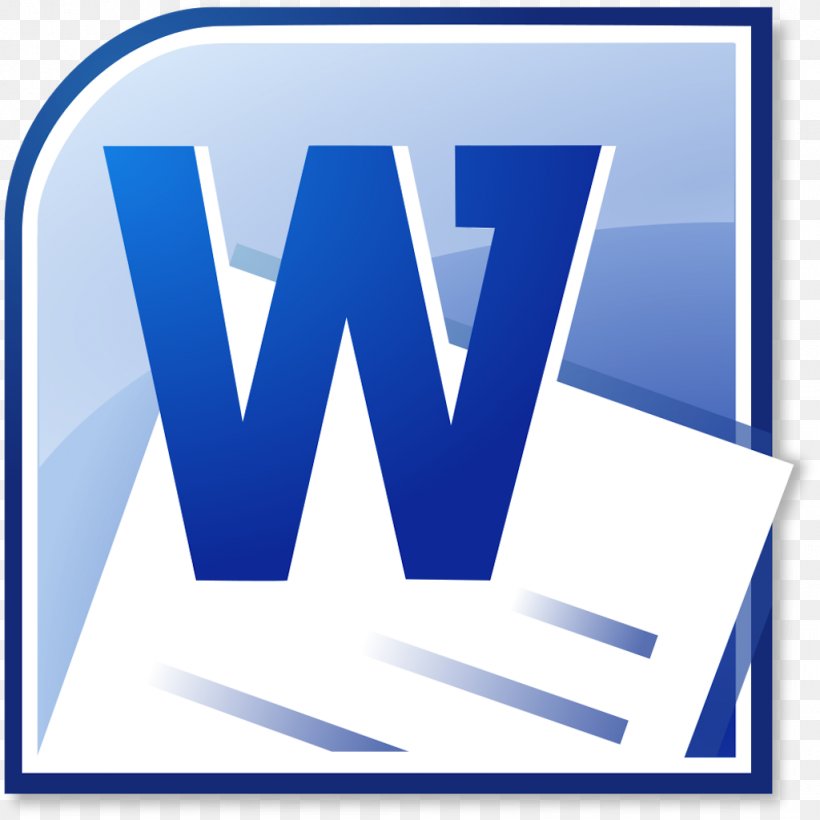 Microsoft Word Microsoft Office 2013 Clip Art, PNG, 1024x1024px, Microsoft Word, Application Software, Area, Blue, Brand Download Free
