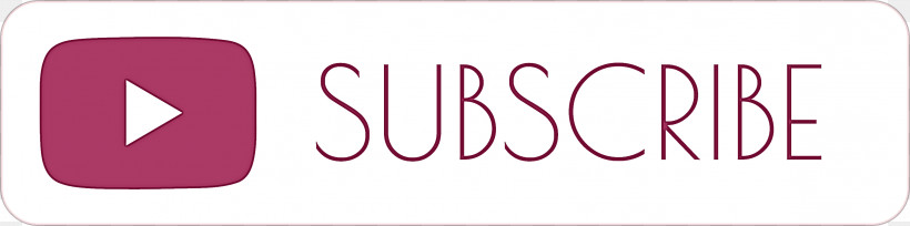 Subscribe Button Youtube Subscribe Button, PNG, 2998x749px, Subscribe Button, Logo, M, Meter, Pink M Download Free