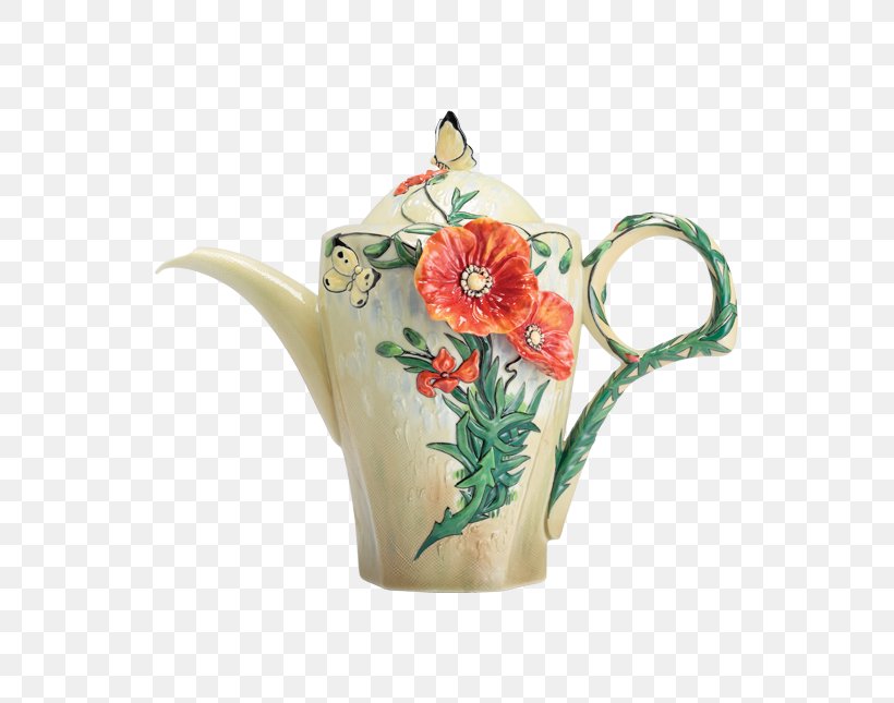 Teapot Franz-porcelains Flower, PNG, 645x645px, Tea, Bone China, Ceramic, Creamer, Cup Download Free