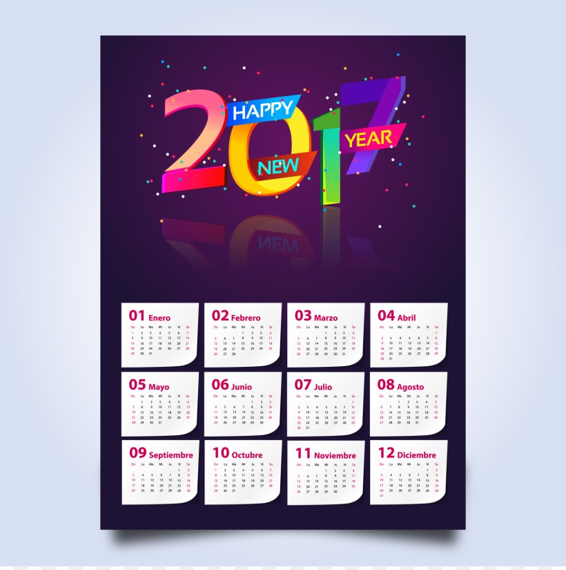 New Year's Day Calendar, PNG, 1600x1611px, New Year, Brand, Calendar, Chinese New Year, Christmas Download Free