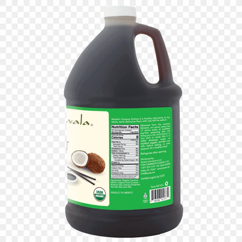 Soy Sauce Ounce Gluten-free Diet Gallon Soybean, PNG, 1024x1024px, Soy Sauce, Coconut, Essential Amino Acid, Flavor, Gallon Download Free