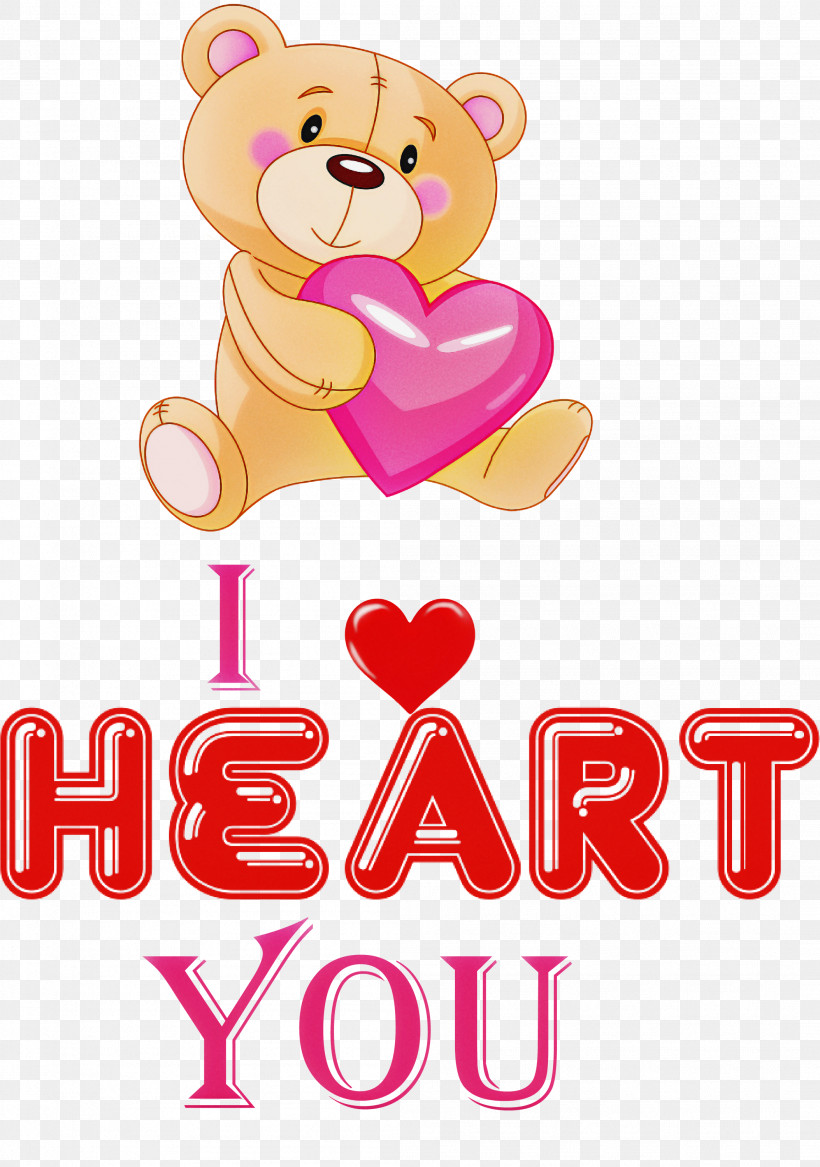I Heart You I Love You Valentines Day, PNG, 2107x3000px, I Heart You, Bears, Cartoon, Character, I Love You Download Free