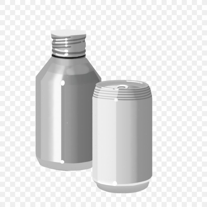 Water Bottles Aluminum Can Aluminium Recycling Beverage Can, PNG, 1000x1000px, Water Bottles, Aluminium, Aluminum Can, Beverage Can, Bottle Download Free