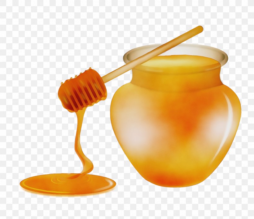 Wax Honey Cutlery, PNG, 1338x1158px, Watercolor, Baby Food, Cutlery, Food, Honey Download Free