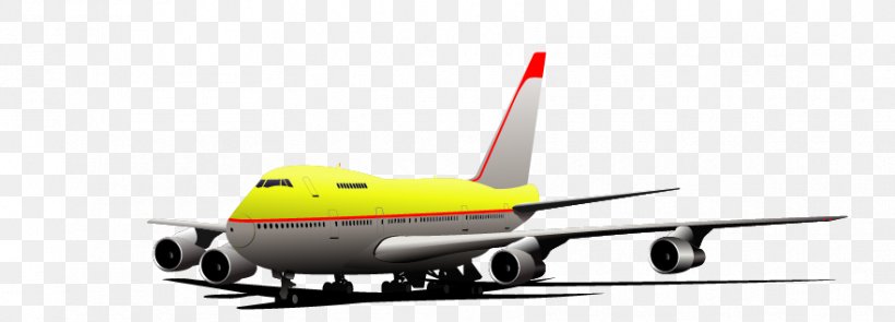 Boeing 747-400 Airplane Illustration, PNG, 881x317px, Boeing 747400, Aerospace Engineering, Air Travel, Airbus, Aircraft Download Free