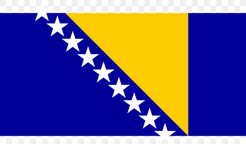 Flag Of Bosnia And Herzegovina Flags Of The World Vexillology, PNG, 1024x600px, Bosnia And Herzegovina, Area, Blue, Brand, Flag Download Free
