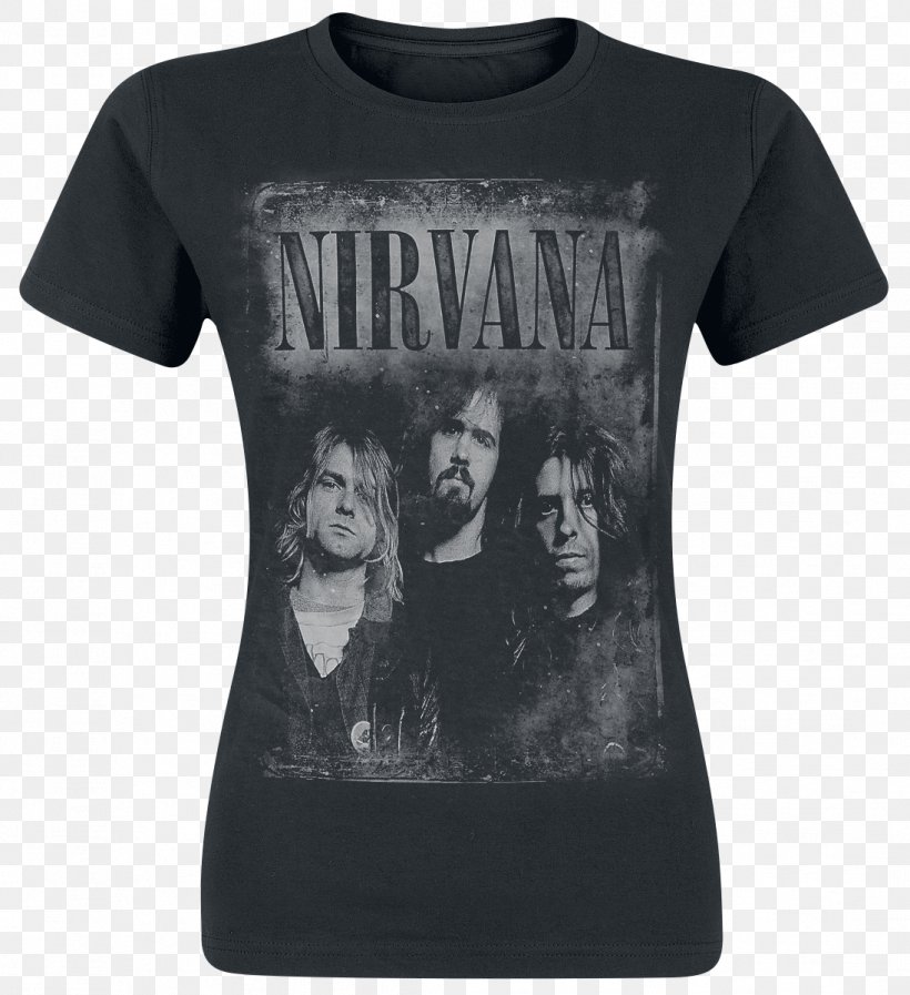 T-shirt Nirvana Top Clothing, PNG, 1096x1200px, Tshirt, Active Shirt, Black, Brand, Clothing Download Free
