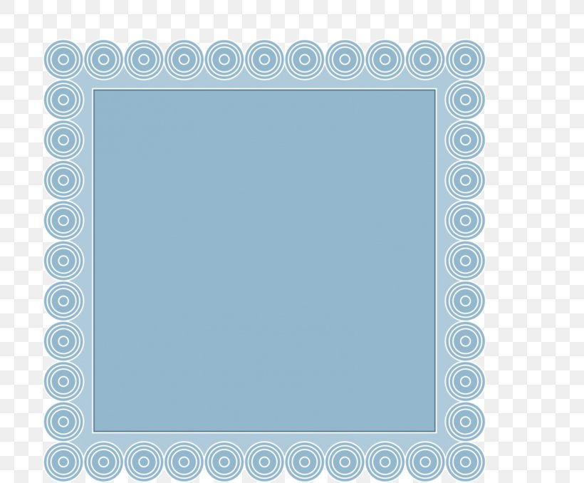 Picture Frames Rectangle Pattern, PNG, 699x678px, Picture Frames, Blue, Picture Frame, Rectangle Download Free