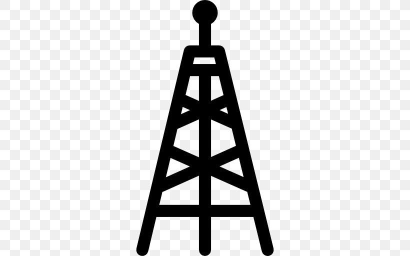 Drilling Rig Blowout, PNG, 512x512px, Drilling Rig, Black And White, Blowout, Derrick, High Voltage Download Free