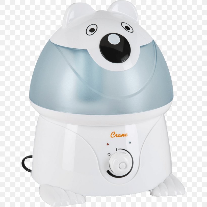 Humidifier Crane EE-5301 Crane Adorables Ultrasonic Cool Mist Air Purifiers, PNG, 1000x1000px, Humidifier, Air, Air Purifiers, Child, Crane Ee5301 Download Free