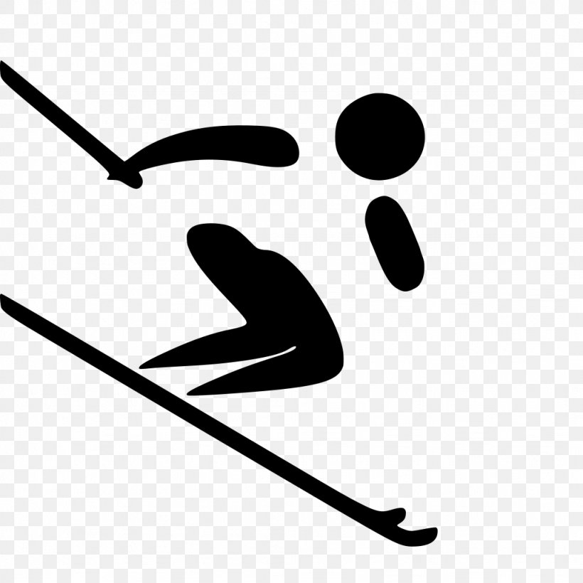 Winter Olympic Games FIS Alpine European Cup Alpine Skiing Clip Art, PNG, 1024x1024px, Winter Olympic Games, Alpine Skiing, Area, Artwork, Black Download Free