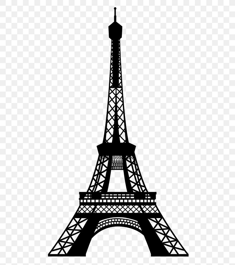 Eiffel Tower Clip Art, PNG, 530x926px, Eiffel Tower, Black And White, Drawing, France, Landmark Download Free