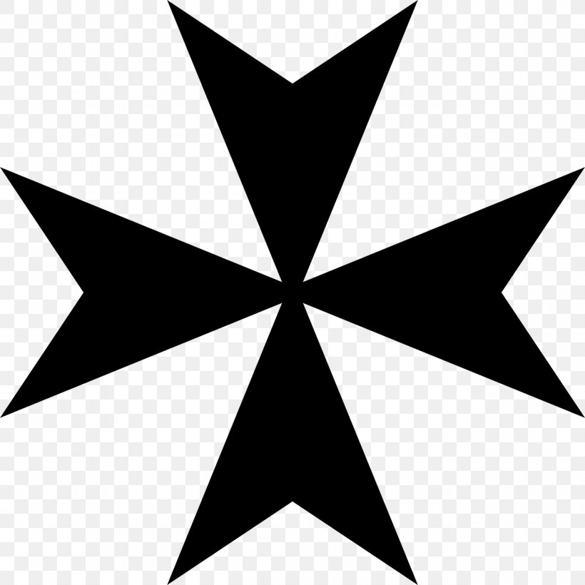 Malta Maltese Cross Christian Cross Symbol, PNG, 1280x1280px, Malta, Area, Black, Black And White, Christian Cross Download Free