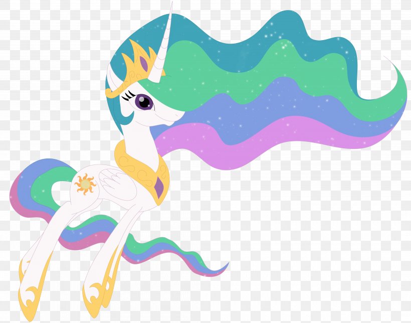 Princess Celestia Pony Color Drawing, PNG, 4200x3300px, Watercolor, Cartoon, Flower, Frame, Heart Download Free