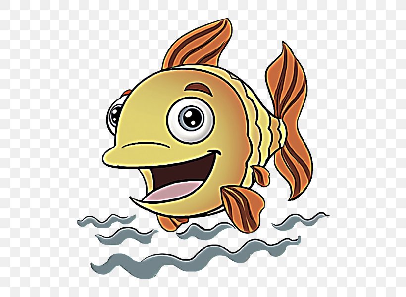 Cartoon Fish Fish Goldfish Butterflyfish, PNG, 678x600px, Cartoon, Butterflyfish, Fish, Goldfish Download Free