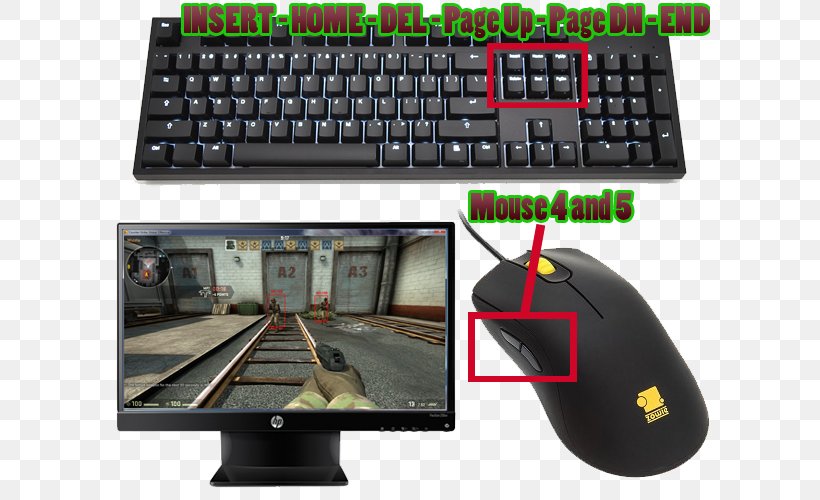 Computer Keyboard Computer Mouse Counter-Strike: Global Offensive USB Cherry, PNG, 600x500px, Computer Keyboard, Adapter, Cheating In Video Games, Cherry, Computer Component Download Free