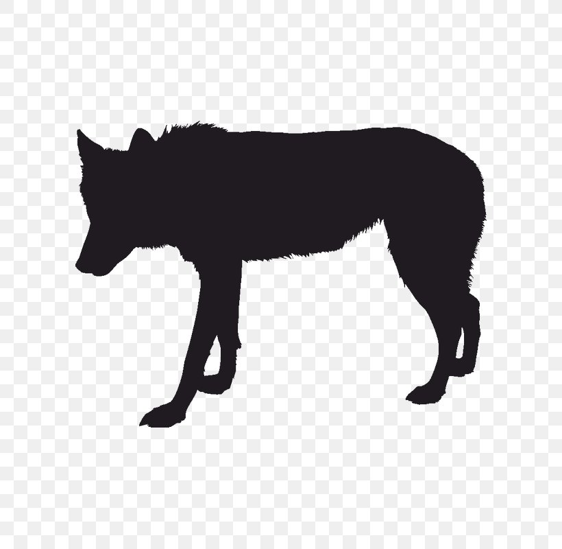 Gray Wolf Silhouette Black Wolf Drawing, PNG, 800x800px, Gray Wolf, Animal, Black, Black And White, Black Wolf Download Free