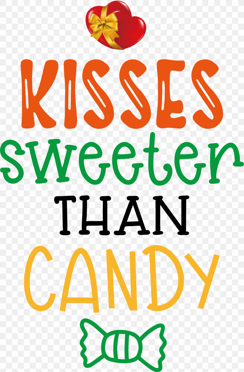 Kisses Sweeter Than Candy Valentines Day Quote, PNG, 1965x3000px, Logo, Behavior, Flower, Happiness, Line Download Free