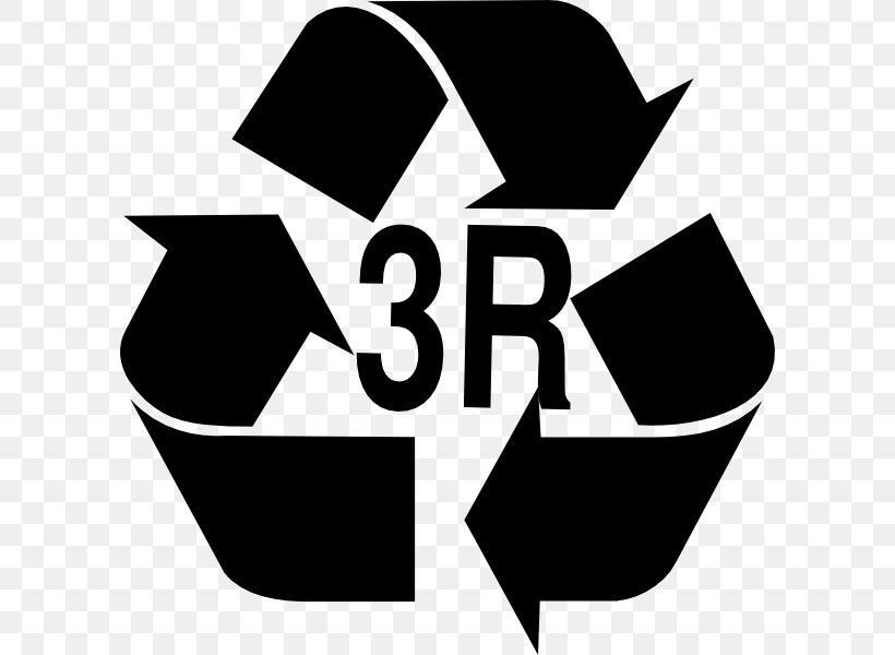 Recycling Symbol Clip Art, PNG, 600x600px, Recycling Symbol, Black And White, Brand, Green Dot, Logo Download Free